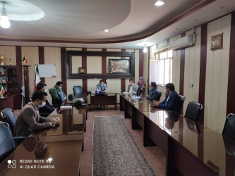 جلسه هماهنگی و برنامه ریزی اجرای طرح شهید حاج قاسم سلیمانی به منظور کنترل و پیشگیری از بیماری کرونا در شهرستان هامون برگزار شد .